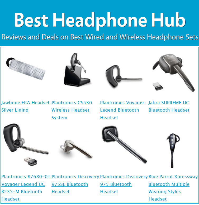 BEST Bluetooth Headphones TOP 7 Wireless Bluetooth Headsets